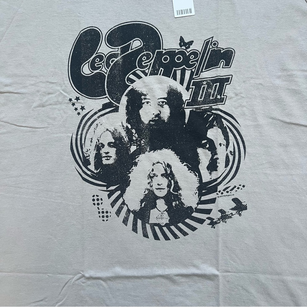 Urban Outfitters Beige Led Zeppelin Graphic Tee - Picture 2 of 4